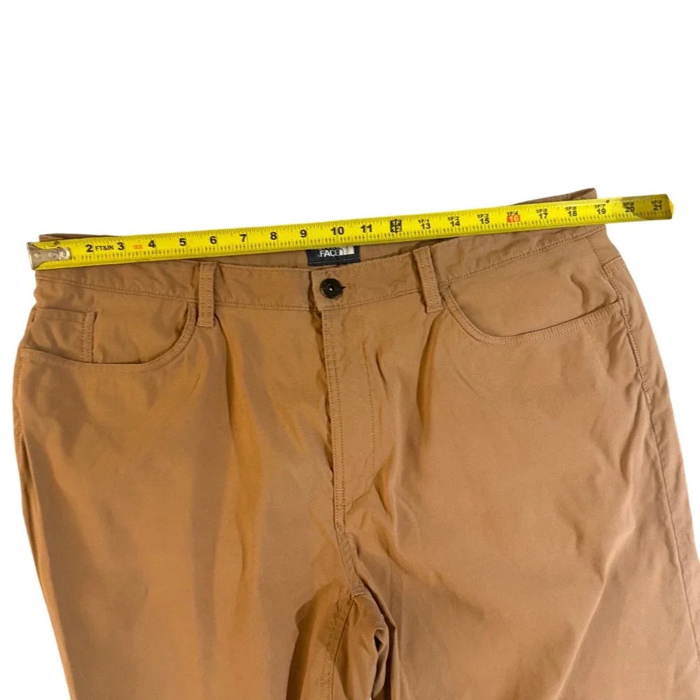 The North Face Mens Motion Pants Brown Tan Stretch Hiking Outdoor Size 38x31